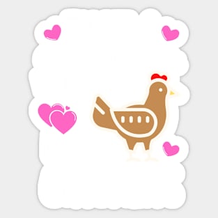 JUST A GRANDMA WHO LOVES CHICKENS | Funny Chicken Quote | Farming Hobby Sticker